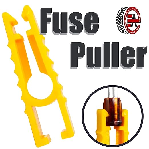 Mini Fuse Kit 12V Inline Automotive Fuse Holders 14AWG - 120 Assorted ATM/APM Car Mini Fuses - Includes Fuse Puller Tool - 5, 7.5, 10, 15, 20, 25, 30 amp Fuse Box