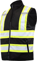 JORESTECH Safety Vest with Two-Tone Reflective X Strips On The Back, Reversible, Wind Resistant,Waterproof, and Insulated