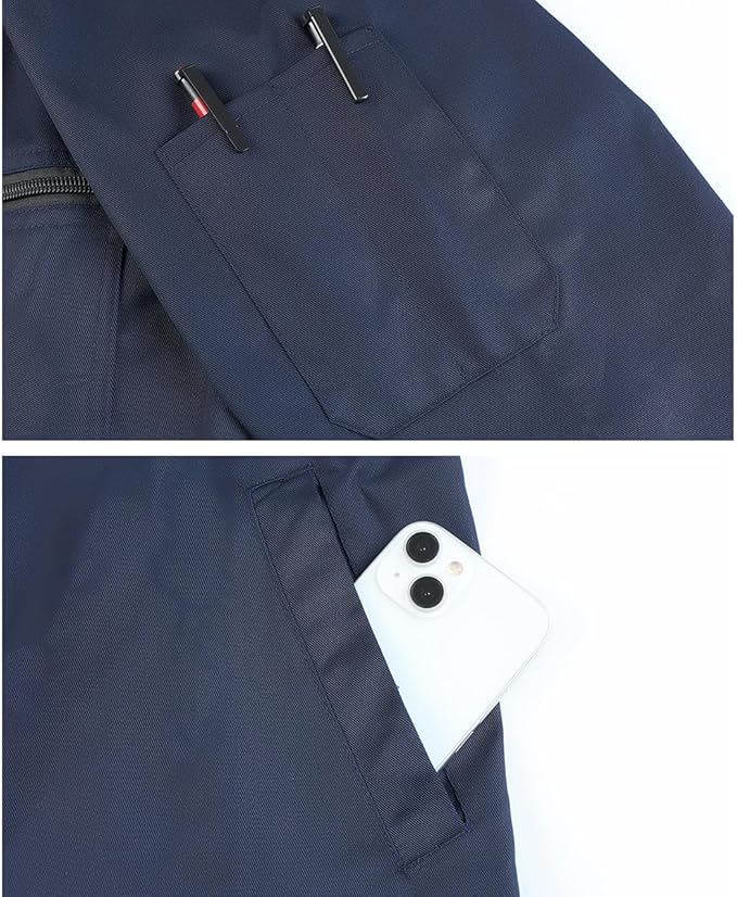 Men's Coveralls Mechanic Work Jumpsuit Multi Pockets Overalls Long Sleeve Workwear Coverall
