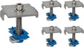 SPMC158-5PK Solar Panel Mid Clamps for 1-5/8 in. Steel Strut Channel, Solar Panel Kit with Mid Clamps and Cone Nuts for Mounting Solar Panels, Pack of 5