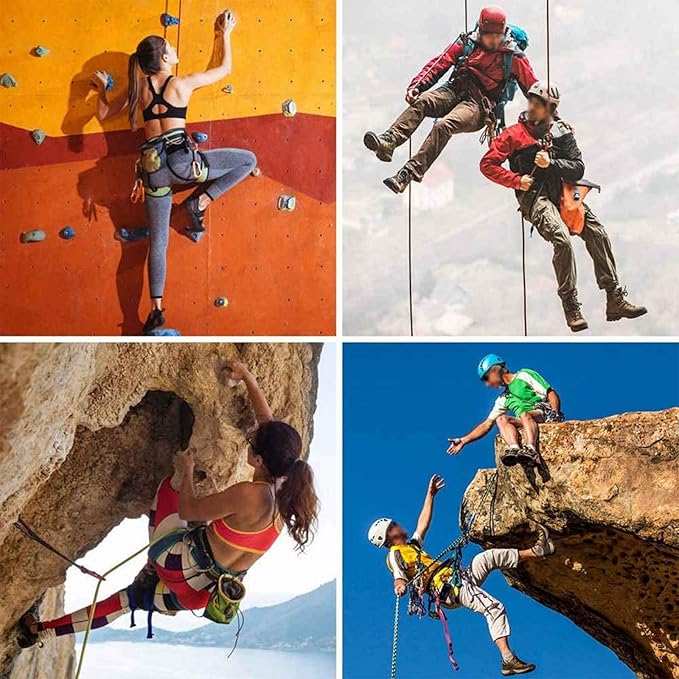 Caving & Rappelling Safety Belt for Ziplining, Fire Rescuing & Tree Climbing - Half Body Belt for Women & Men