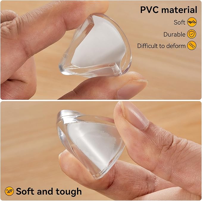 8pcs,Table Corner Protector, Corner Protector to Cover Sharp Furniture, Clear Furniture Corner Guards & Edge Safe Anti-Collision Bumpers, Suitable for Table Corner Cabinet Corner Window Corner