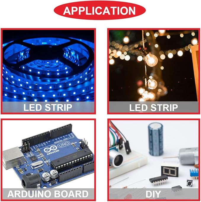 12Pcs 9v Battery Connector Clip with UL1007 24AWG Leads Wires,I-Type/T-Type Plastic Housing Pigtail Snap with Alligator Clips,2.1mm X 5.5mm DC Male/Female Power Plug,for Arduino Led Light