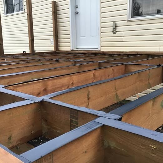 DPEI 2" x 50' Butyl Joist Tape for Decking - 4 Pack Waterproof Flashing Tape for Deck Beams, Framing,Weatherproof Protection for Wood and Composite Decks