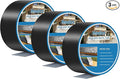 Deck Joist Tape 1-5/8'' x 50', Butyl Deck Tape Flashing Joists Tape for Decking Joist Tape for Flashing Deck Joists and Beams Building Joists(3 Rolls)