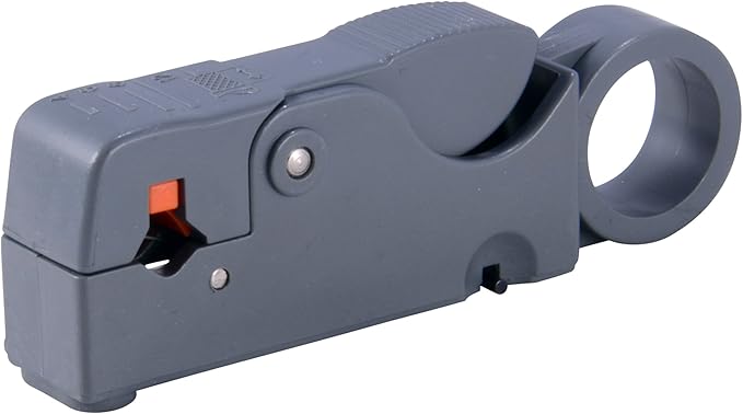 JacobsParts Universal Coaxial Cable Stripping Rotary Hand Tool for RG58, RG59, RG6, RG62, CAT5, and More