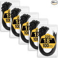 Large Zip Ties Heavy Duty 18 inch (500 Pack), 220 lb Tensile Strength for Outdoor Use, Black Cable Ties, Long Wire Ties by ANOSON