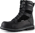 Golden Retriever Work Boots for Men Heavy Duty Composite Toe 6"/8" Durable Crazy Horse Leather Waterproof Slip-Resistant Construction Industry Boots GJ3155-GJ3255