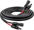 Solar Panel Extension Cable - 8AWG 5FT Solar Wire with Female & Male Waterproof Connector Flame Retardant Protective Sleeving PV Wire for RV, Photovoltaic Systems, Home, Boat, Solar Panels, Car