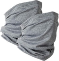 VULKIT 2 Pack Neck Gaiter Face Mask Scarf Reusable Bandanas Tube UV Protection Balaclava Outdoor Sport for Men and Women