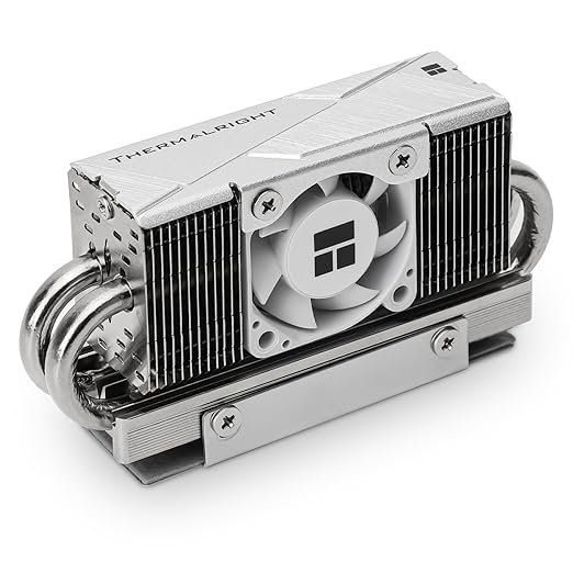 Thermalright HR10 2280 PRO SSD Cooler,2280 SSD Heatsink Cooler,Double-Sided Heat Sink,4 Heat Pipes, with Thermal Silicone Pad for 2280 SSD PC and Computer,High Performance SSD Cooler