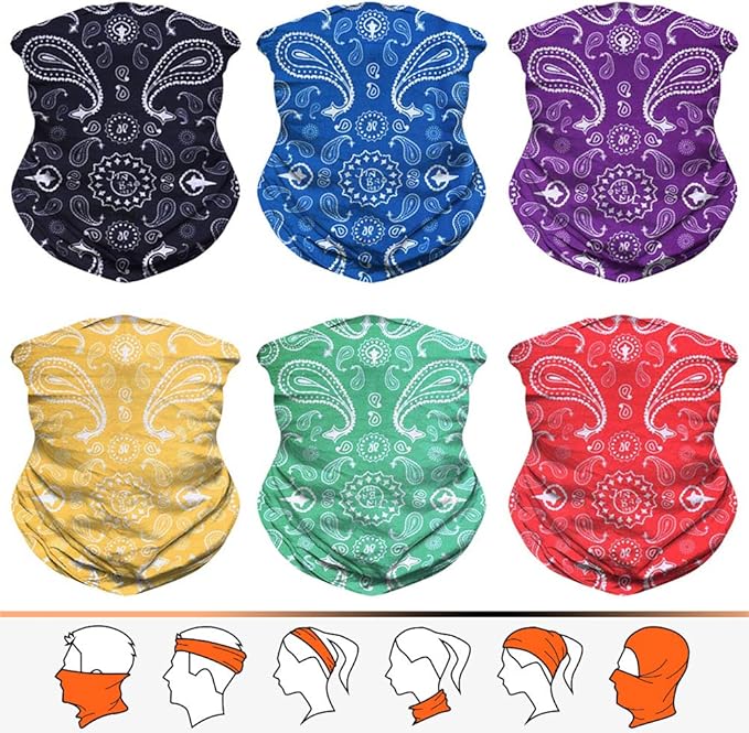JOEYOUNG Headwear, Bandana, Neck Gaiter Head Wrap Headband Balaclava Magic Scarf