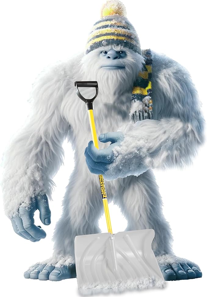The Snow Dominator - Snow Pusher & Scoop Combo Tool