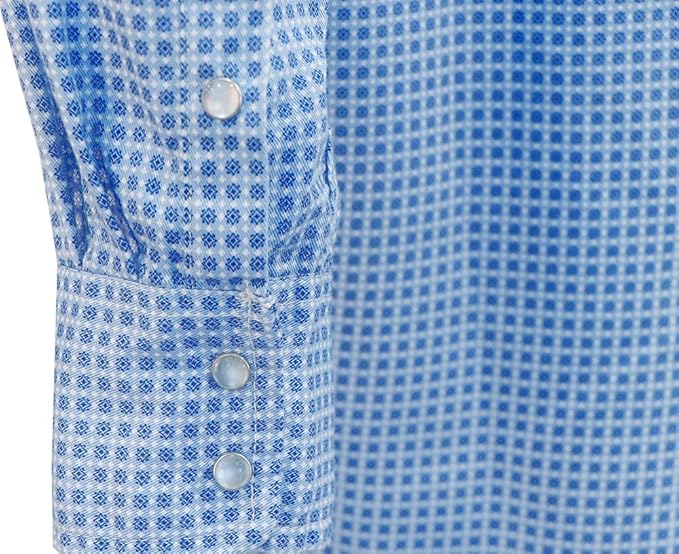 BOCOMAL FR Shirts for Men Printed Plaid Flame Resistant Clothing 6.5oz Cotton Button Up Welding Shirts NFPA2112 CAT2