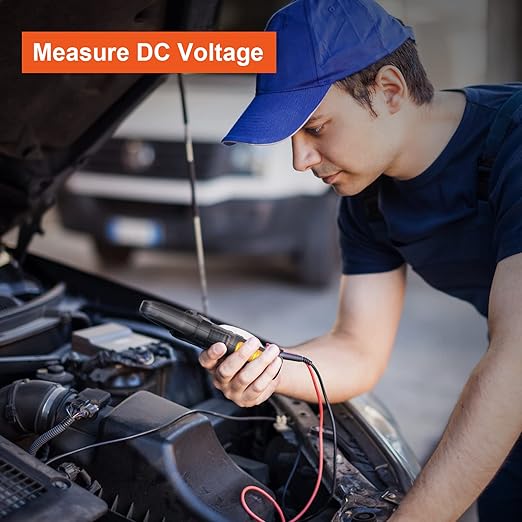 Digital Clamp Meter Multimeter 6000 Counts TRMS, Auto-ranging Amp Meter Built-in HD Screen, Measures AC/DC Current Voltage NCV,Continuity Capacitance Diode Resistance Multi Tester