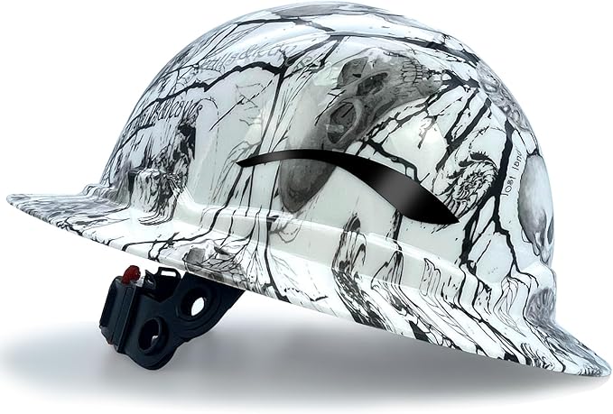 Full Brim Hard Hats ANSI/ISEA Z89.1 Type I Class E Certified 6-Point Suspension Lightweight Adjustable Safety Helmet for Construction Industrial