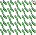 20Sets C45 DIN Rail PCB Mounting Green Bracket Holder Carrier Clips for Width 35mm or 15mm Din Rail