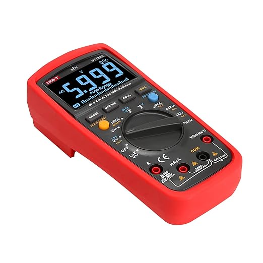 UNI-T True RMS Digital Multimeter UT139S, Auto/Manual Range 6000 Counts NCV LPF/LoZ (ACV) Analog Bar Bandwidth Measures AC DC Voltage AC DC Current Resistance Capacitance Frequency Temperature Duty Cy