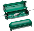 iwillink 2 Pack Outdoor Extension Cord Cover Waterproof - Weatherproof Electrical Connection Box for Outdoor Outlet, Plug, Socket, Christmas Holiday Decoration, Power Tool, Green
