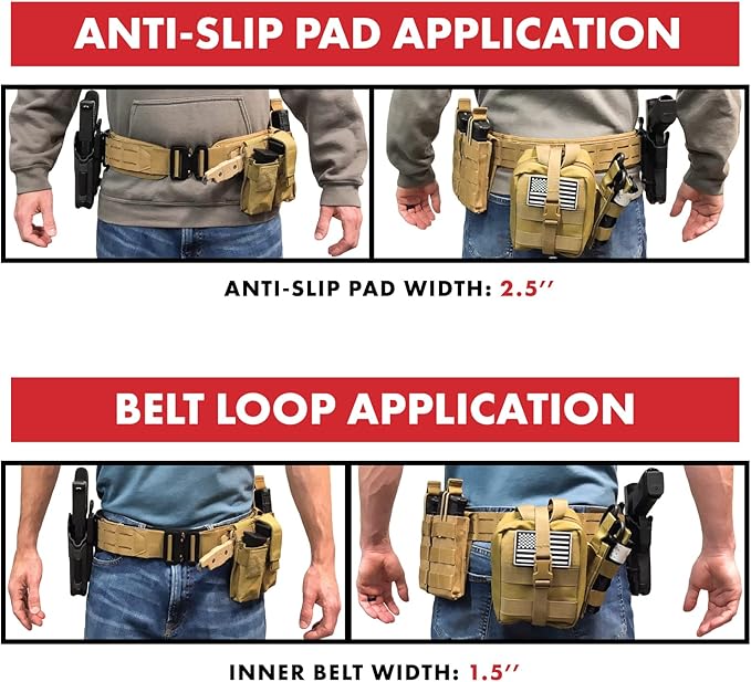 Battle Belt | Heavy Duty Nylon Belts | Molle Riggers Belt | American Company