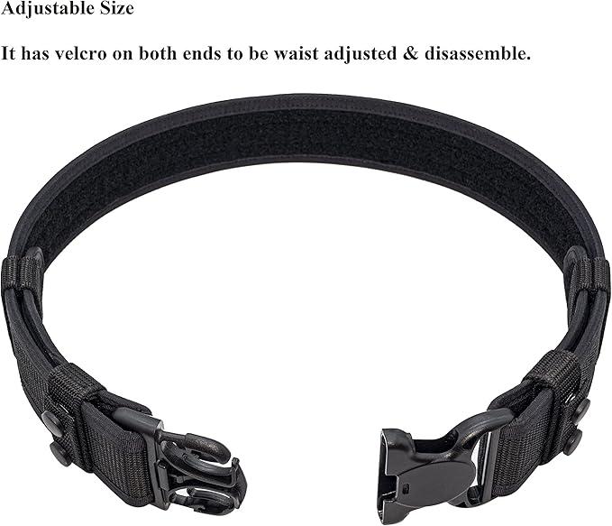 Duty Belt Law Enforcement Police Correctional Officer Security Belts 2 Keepers 2"/2.25" Wide