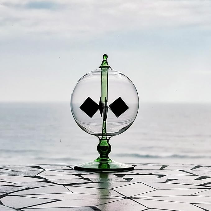 Green Solar Power Radiometer Crookes Solar Energy Spinning Vanes Glass Windmill Gift Home Desk Decoration