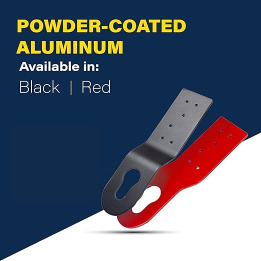 Tie Down Hitch Clip Roof Anchor 3-Pack – Roofing Anchors for Roof Safety & Fall Protection | Reusable Roof Harness Connection Points for Wood Roofs | Black Finish