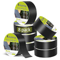 1 5/8" x 50' Deck Joist Tape,Waterproof Antiseptic Butyl Tape,Seal Anti-Corrosion Butyl Joist Tape, Weather Resistance Self-Adhesive Flashing Joist Tape for Decking Joists Wood Decks Beams（8 Rolls）