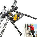 Ladder Stabilizer, Extension Ladder Stabilizer for Roof Wall Standoff Ladder Accessory Safety Stability Aviation Aluminium, Adjustable Length 22-29.5In, Stands 300 LBS Weight Rating