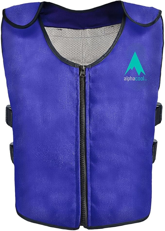 Alphacool Ice Vest for Men and Women Adjustable Cooling Vest with Ice Packs