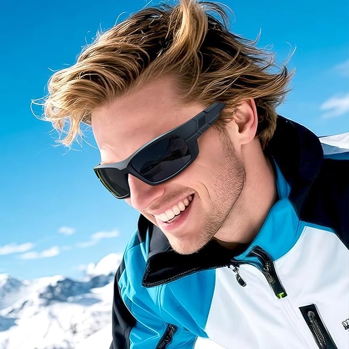 Joopin Sports Sunglasses Polarized UV400 Protection Wrap Around Sun Glasses Shades for Men Women
