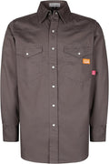 Titicaca FR Shirts for Men 6.5oz Lightweight Flame Resistant Button Down Work Shirt Fire Retardant Welding Shirt