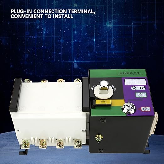 ZGQ5-100/4PF Power Automatic Transfer Switch 400V Flexible Auto Changeover Switch 100A 4P 4 Functions Handle Switch