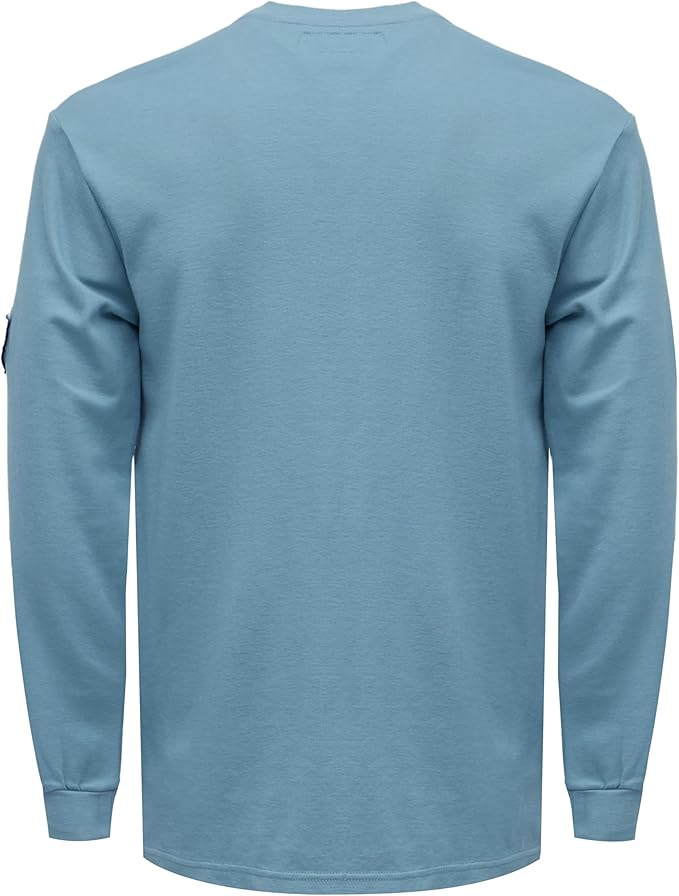 BOCOMAL FR Shirts Lightweight Classic Crew Long Sleeve Fire Resistant Shirt CAT2