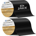2 Rolls Butyl Joist Tape for decking, 6 Inch x 50 Feet Weatherproof Butyl Sealant Deck Tape Joist-Beam Deck Joist Tape Bulk for Wood Joists Decks Beams Roof