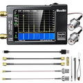Portable TinySA Spectrum Analyzer, SEESII Upgraded V0.3.1 Tiny Frequency Analyzer with Antenna SMA Male to UHF Female Cables, 100kHz to 960MHz MF/HF/VHF UHF Input, 2.8'' Touchscreen Signal Generator