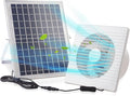 10inch Solar Fan with 20W Panel, Solar Vent Fan for Shed, Greenhouse, Dog Kennel, Chicken Coop Ventilation, Waterproof & Anti-Backflow Valve Attic Exhaust Fans
