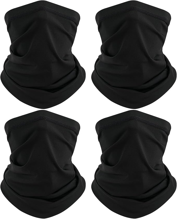TICONN Neck Gaiter Face Cover Scarf, Neck Warmer Breathable Sun & Wind-proof for Skiing Fishing Hiking Cycling