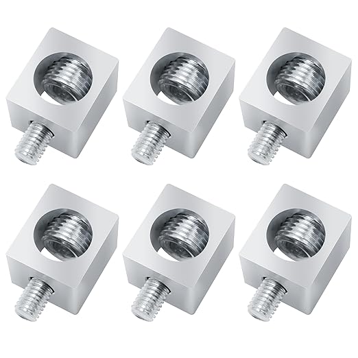6 Pieces 250 MCM Circuit Breaker Ground Lugs, Aluminum Neutral Lug Kit for Electrical Connections, Grounding Lugs (250 MCM, 6)