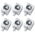 6 Pieces 250 MCM Circuit Breaker Ground Lugs, Aluminum Neutral Lug Kit for Electrical Connections, Grounding Lugs (250 MCM, 6)