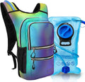 Hydration Pack, Water Backpack with 3L Hydration Bladder Lightweight Insulation, Festival Essential, Rave Hydration Backpack, Hydropack Backpack for Rave, Hiking, Biking, Festival Gear