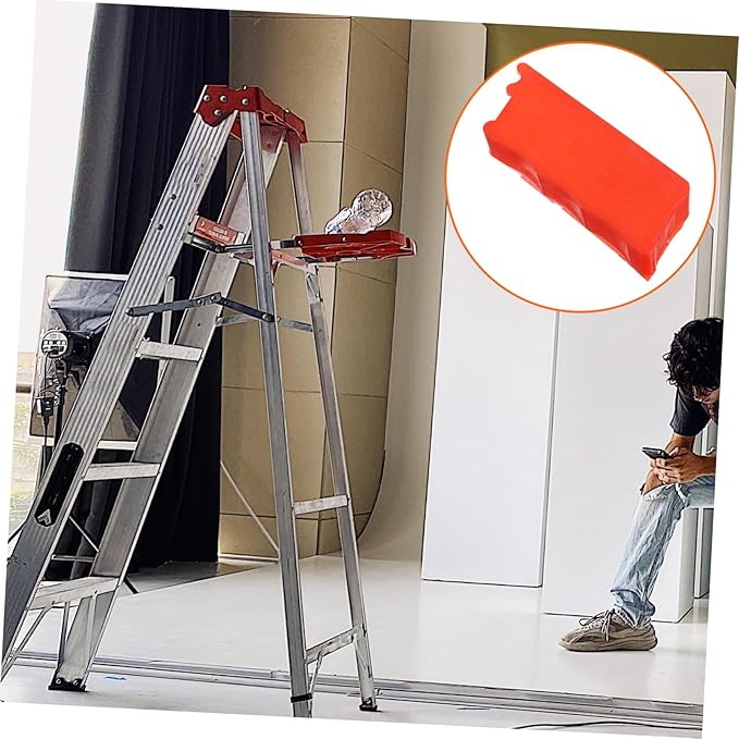 Nonslip Ladder Feet Caps for Enhanced Stability Thick Protective Covers for Extension Ladders for Home Construction Use