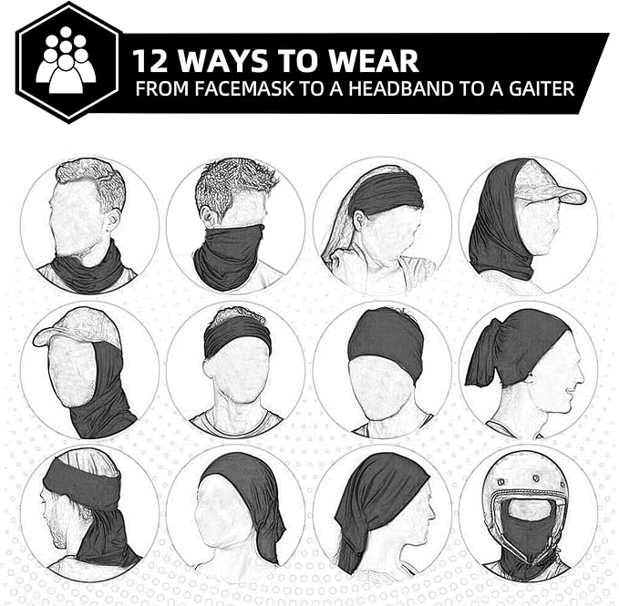ROCKBROS Cooling Neck Gaiter Bandana Face Mask for Men Neck Gaiters Summer Half Face Scarf Cover Sun UV Protection