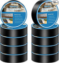 Butyl Joist Tape for Decking, 1-5/8''x 50', 10 Pack - Weatherproof Sealant Tape, Waterproof Self-Adhesive Flashing Tape for Beams and Roof Joists
