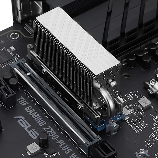 Thermalright HR10 2280 SSD Cooler,2280 SSD Heatsink Cooling,Double-Sided Heat Sink,4 Copper Heat Pipes,Desktop High Performance 2280 SSD Cooler, Thermal Pads Included(HR10 2280)