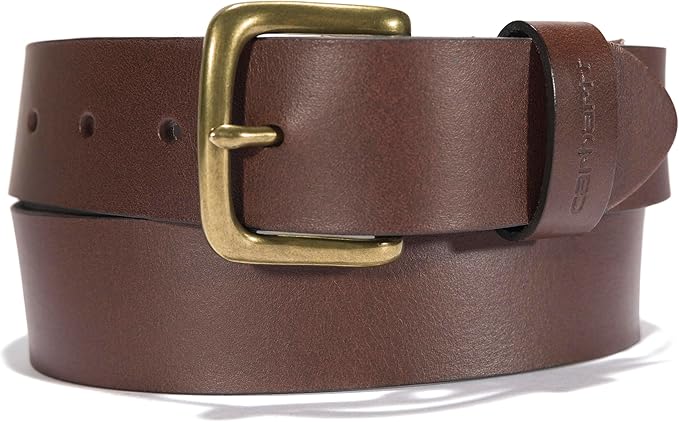 Carhartt Men's Bridle Leather Classic Buckle and Scratchless Belts