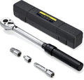 3/8-Inch Drive Click Torque Wrench (10-45 ft.-lb./13.5-61Nm) Dual-Direction Adjustable Torque Wrench Set