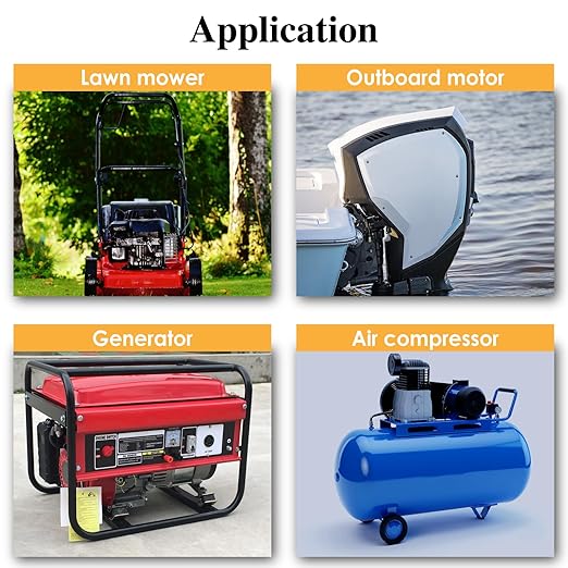 LCD Digital Hour Meter Gauge Vibration Activated,Waterproof Design,for All Vibrating Machine,Air Compressor,Generator,Lawn Mower,Motorcycle,Chainsaw (Orange)