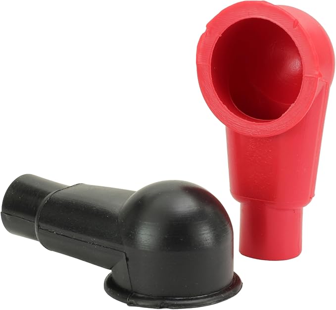 Fastronix Side Post Battery Terminal Cover Set USA Made (Red and Black)