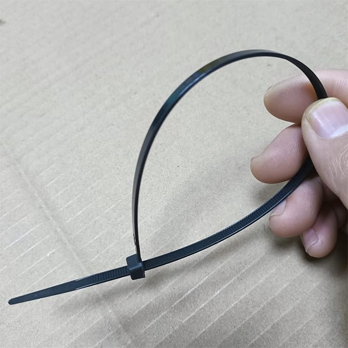 Zip Ties 1000 PCS 12 Inch Cable Zip Ties Heavy Duty, Premium Plastic Wire Ties with 50 LBS Tensile Strength, UV Resistant Cable Ties, Self-Locking Black Nylon Tie Straps (12 inch 1000 pcs)